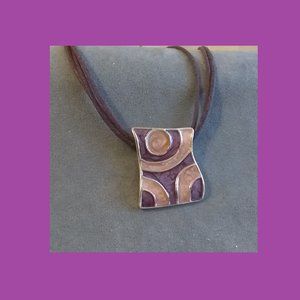 Vintage Enamel Necklace